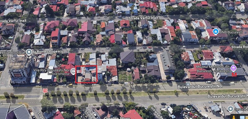 Teren 413 mp pe bulevardul Bucurestii Noi pentru dezvoltatori